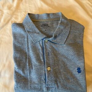 Izod Heathered Blue Polo Shirt for Men
